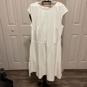 White dress short